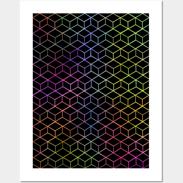 COLORFUL Cubes Wall Art by SartorisArt1